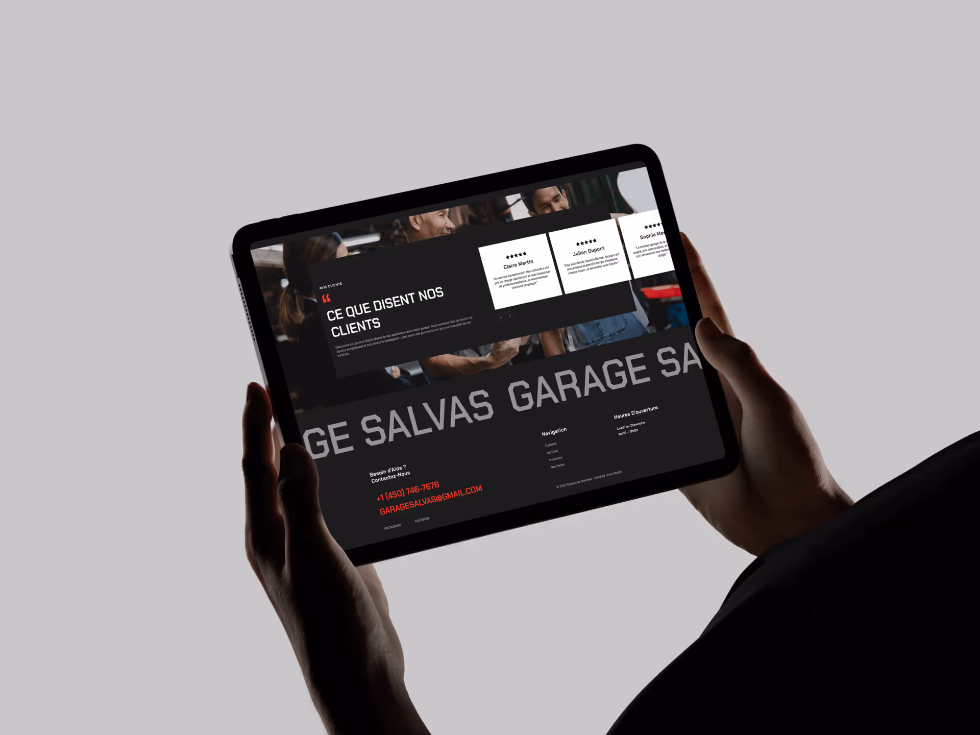 Garage Salvas portfolio image